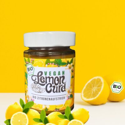 Vegan Lemon Curd - Bio Zitronenaufstrich