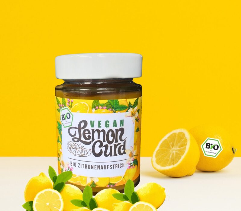 Vegan Lemon Curd - Bio Zitronenaufstrich